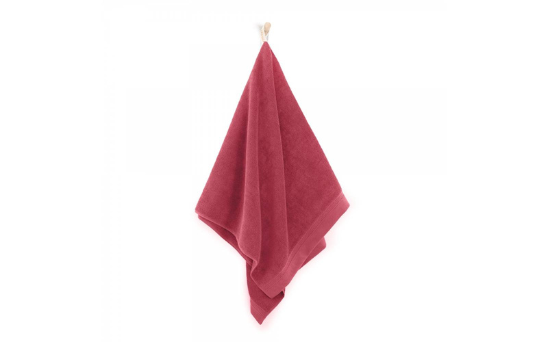 Ręcznik kąpielowy czerwony antybakteryjny 50x90 450gsm BRYZA AB