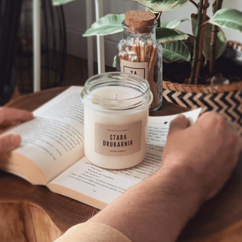 Świeca sojowa zapachowa STARA DRUKARNIA 300ml