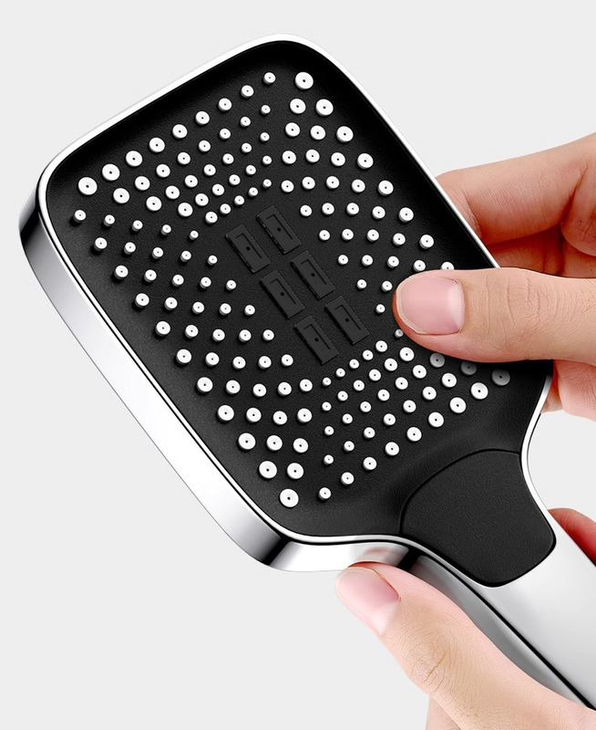 Słuchawka prysznicowa duża 3-funkcyjna MARS chrom