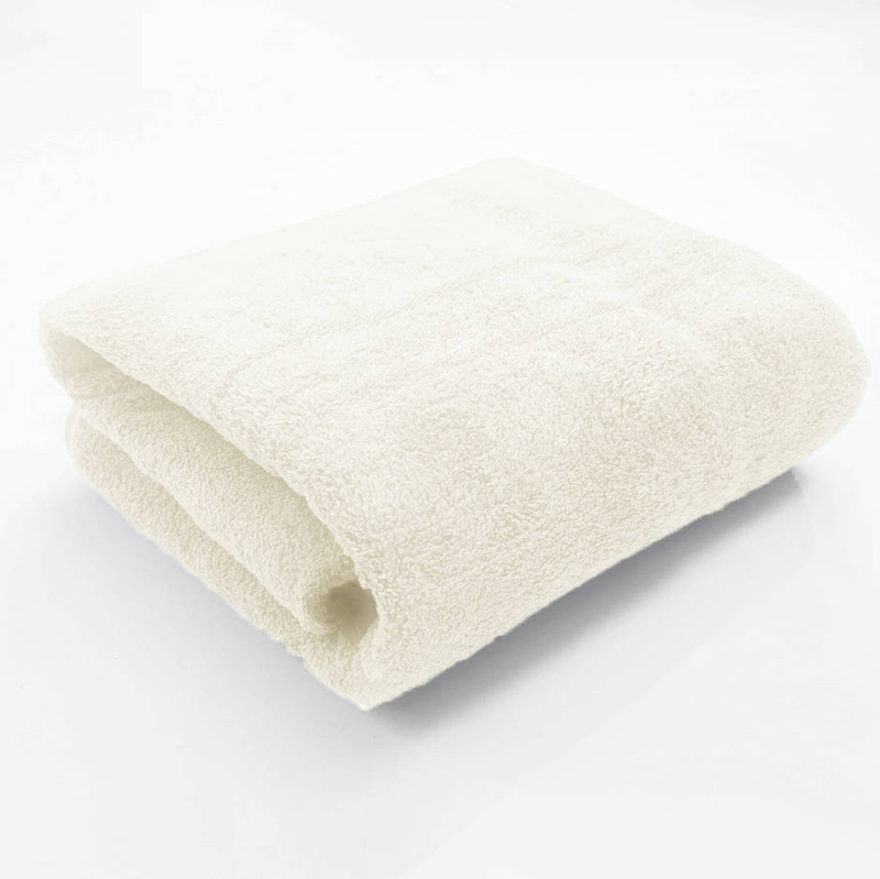 Ręcznik kąpielowy MIKRO kremowy z mikrofibry 50x100 szybkoschnący