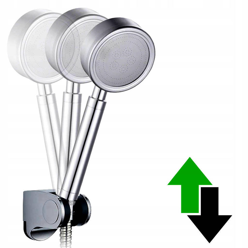 Zestaw prysznicowy słuchawka ALU ECO + wąż 1,5m + uchwyt