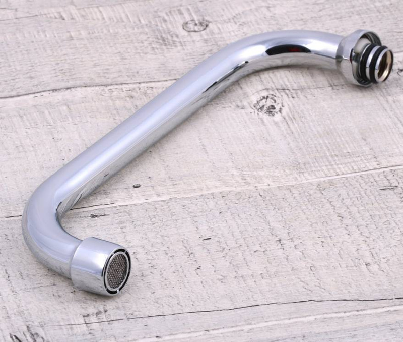 Wymienna wylewka do baterii ściennej kuchennej łazienkowej kranu zamienna obrotowa długa rurowa C 3/4" 30 cm