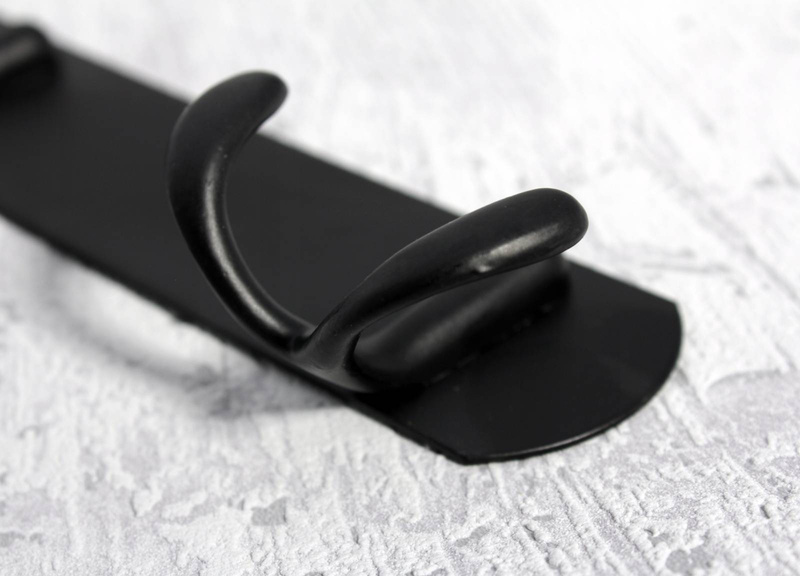 Wieszak łazienkowy motylek czarny 002