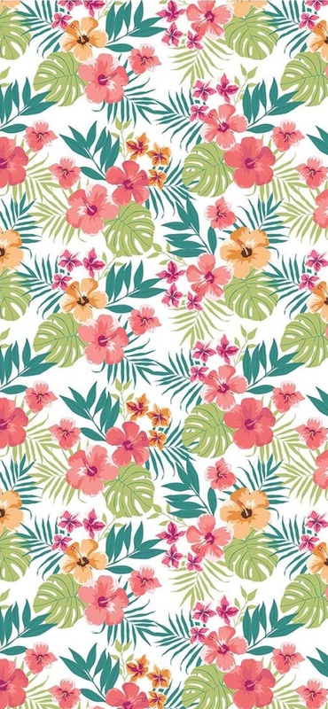 Ręcznik plażowy szybkoschnący z mikrofibry 70x140 FLOWERS