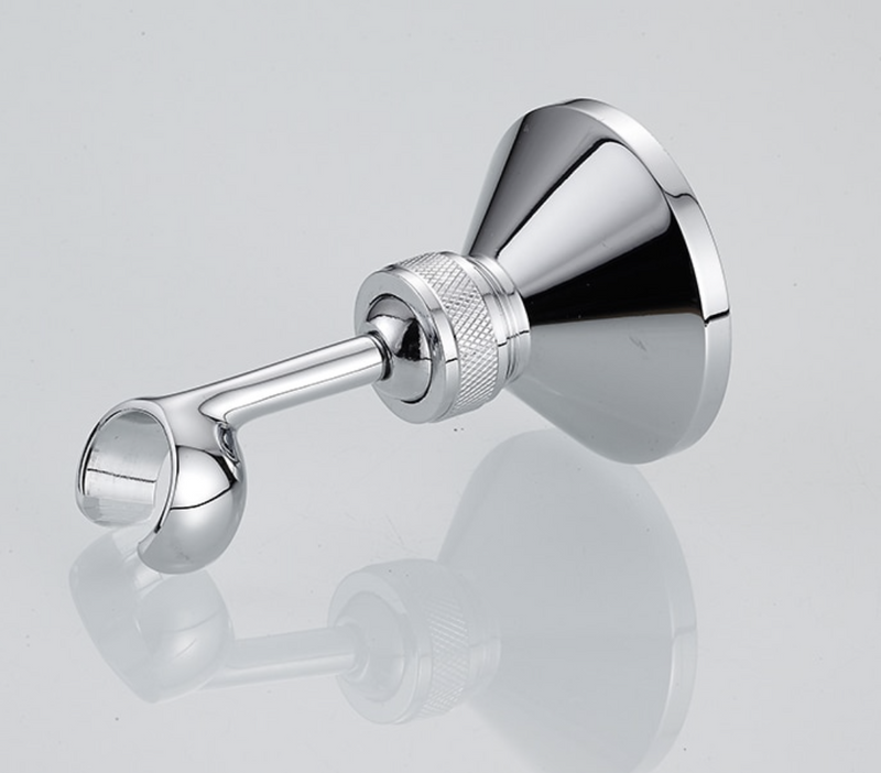 Uchwyt prysznicowy ruchomy obrotowy na słuchawkę natryskową chromowany STAL