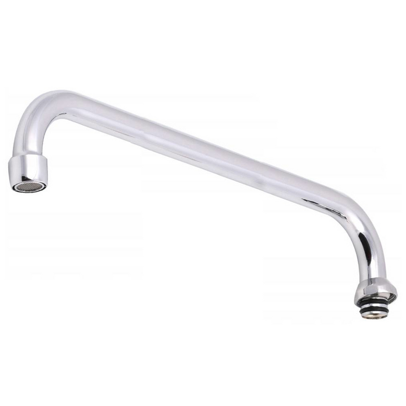 Wymienna wylewka do baterii ściennej kuchennej łazienkowej kranu zamienna obrotowa długa rurowa C 1/2" 28 cm