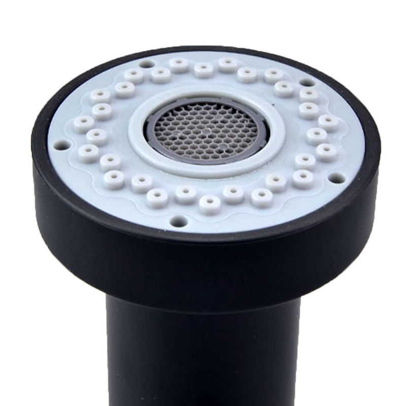 Słuchawka do baterii kuchennej z wyciąganą wylewką czarna KING