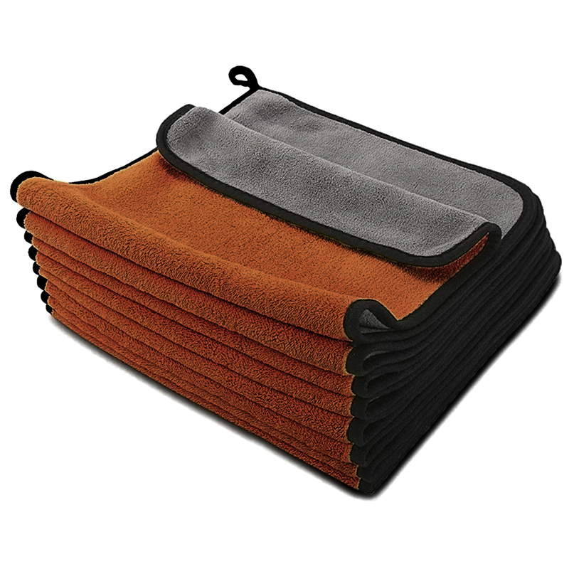 Ścierka z mikrofibry brązowa do osuszania 40x30