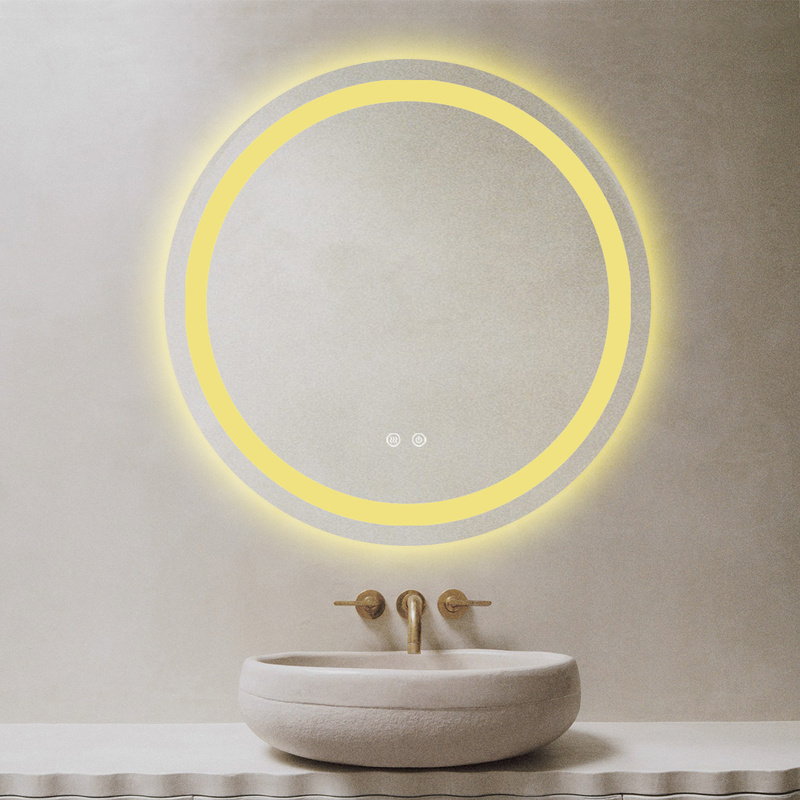 Lustro podświetlane LED 90 cm okrągłe J105