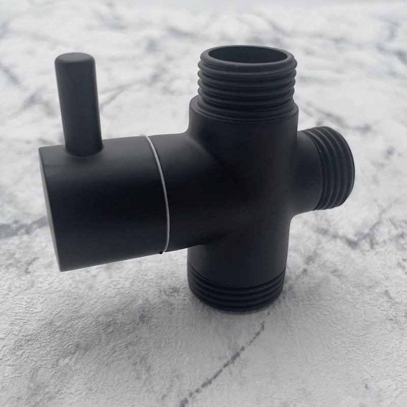 Zawór przełącznik czarny kolumny deszczownica 1/2x1/2x3/4