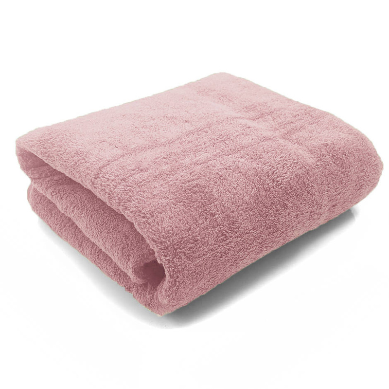 Ręcznik kąpielowy MIKRO brudny różowy z mikrofibry 50x100 szybkoschnący