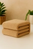 Ręcznik kąpielowy MIKRO beżowy z mikrofibry 70x140 szybkoschnący