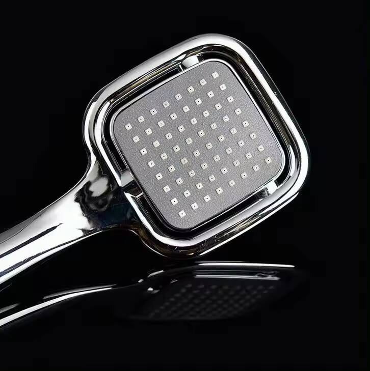 Zestaw prysznicowy deszczownica + słuchawka HESTIA black