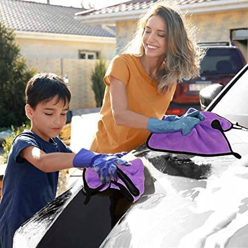 Ścierka z mikrofibry fioletowa do osuszania 40x30