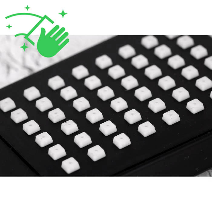 Zestaw prysznicowy czarny CARO słuchawka + wąż