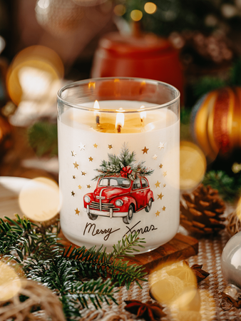 Świeca sojowa zapachowa MERRY XMAS 600ml