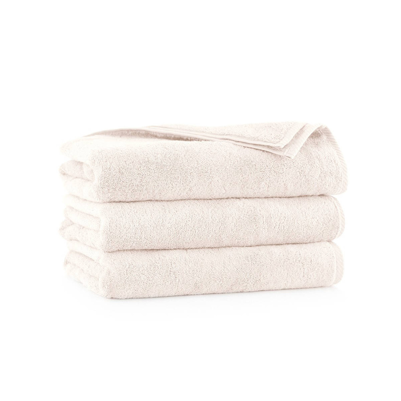 Ręcznik kąpielowy jasny ecru łazienkowy 50x100 500gsm KIWI 2