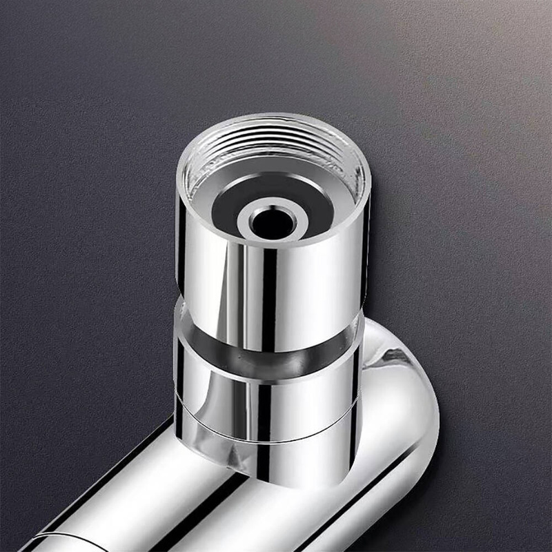 Perlator przedłużka rączka słuchawka do baterii kuchennej kranu 4-funkcyjna obrotowa 360 chrom