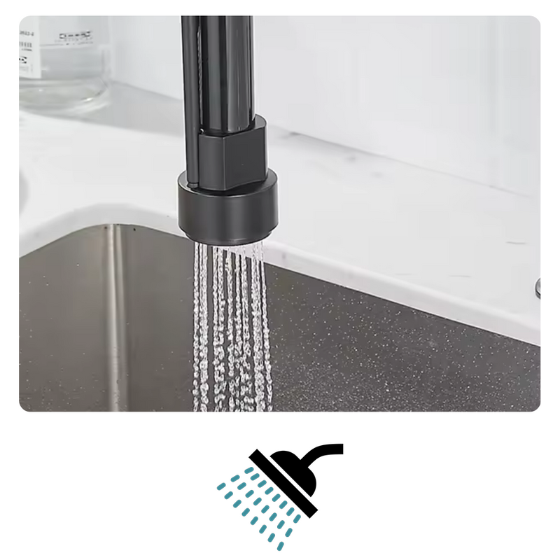 Bateria kuchenna ścienna wysoka restauracyjna wyciągana DUAL 2 GRAPHIT