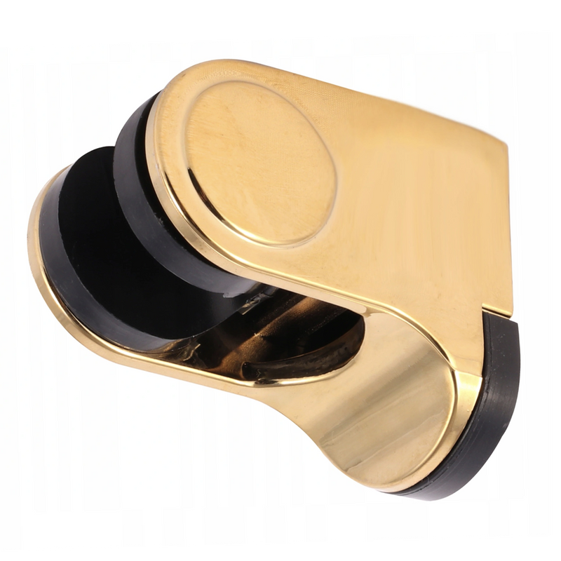 Uchwyt prysznicowy na słuchawkę ruchomy złoty GOLD