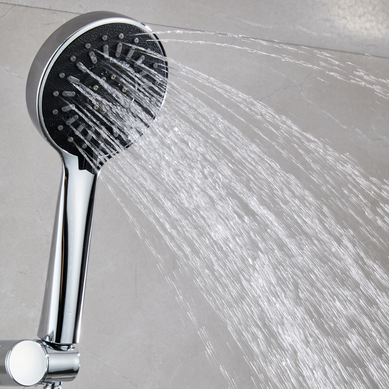 Słuchawka prysznicowa natryskowa 3-funkcyjna SKIN chrom czarny