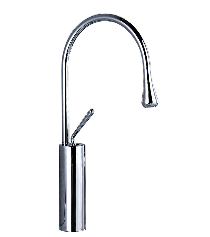 Bateria umywalkowa SPLIT wysoka chrom