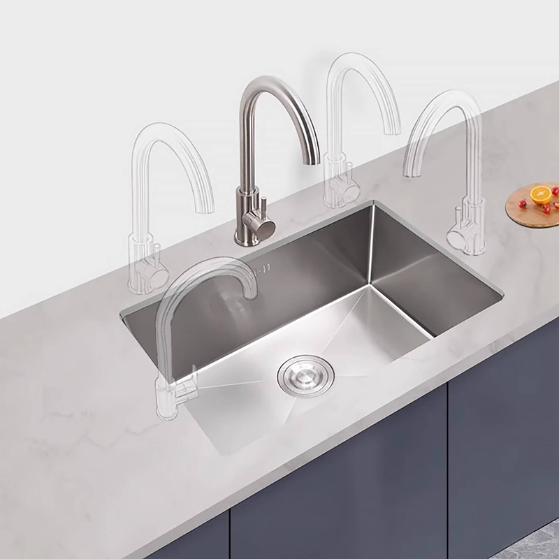 Zlewozmywak stalowy 54x44 inox + syfon GRATIS podblatowy, podwieszany