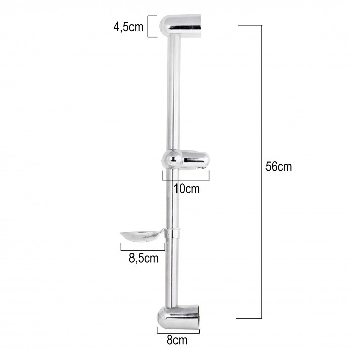Komplet drążek natryskowy zestaw prysznicowy