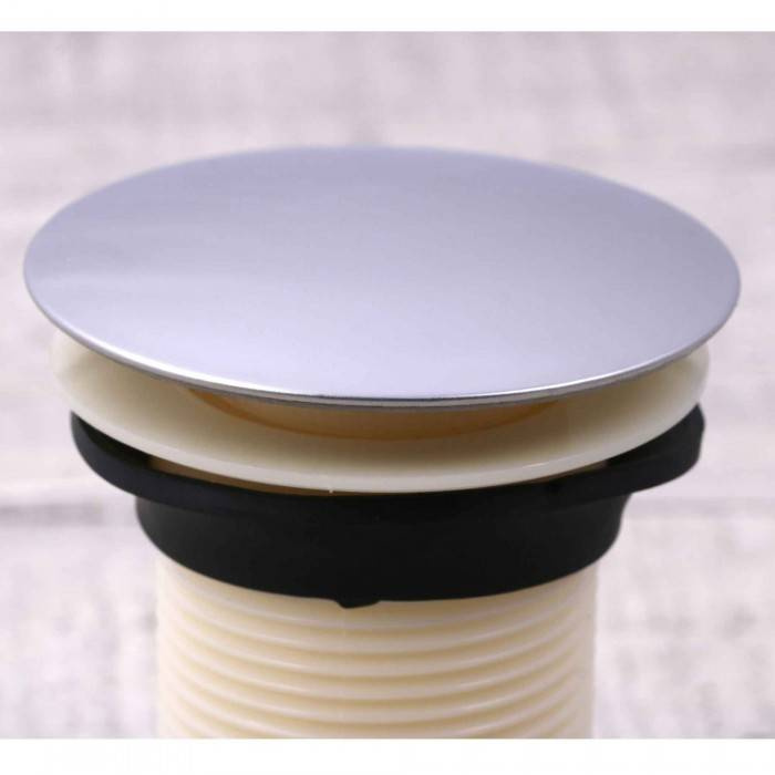 Korek umywalkowy CLICK-CLACK ABS duży bez przelewu