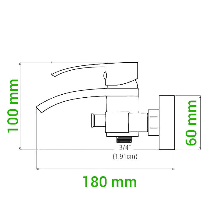 Bateria wannowa IDEAL złota
