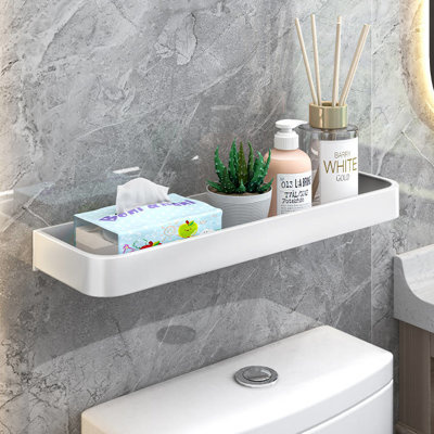 Półka łazienkowa wisząca biała LOFT 50cm