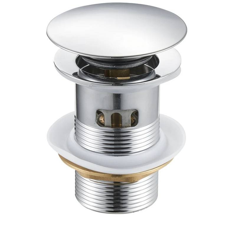 Syfon PVC i korek do umywalki z przelewem i sitkiem