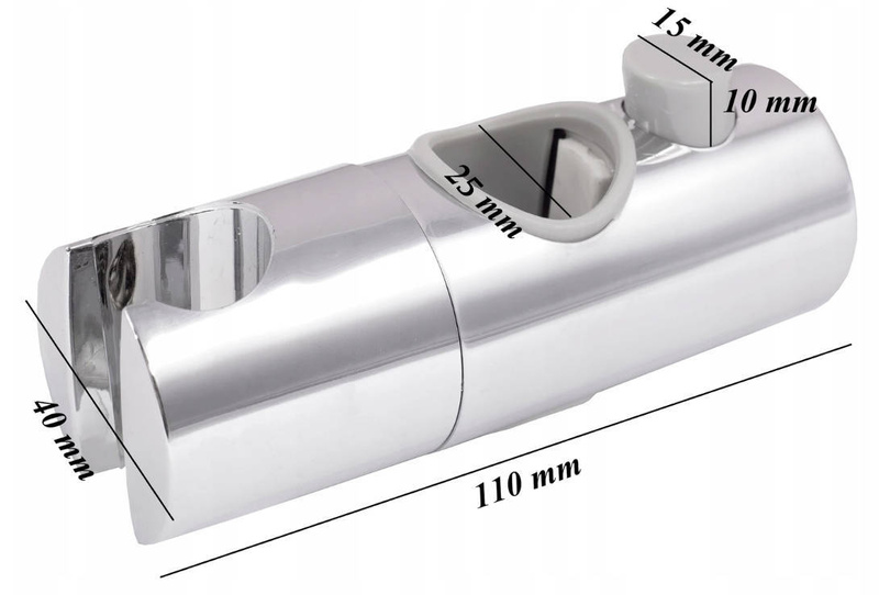 Zestaw prysznicowy 5F z uchwytem do drążka M25
