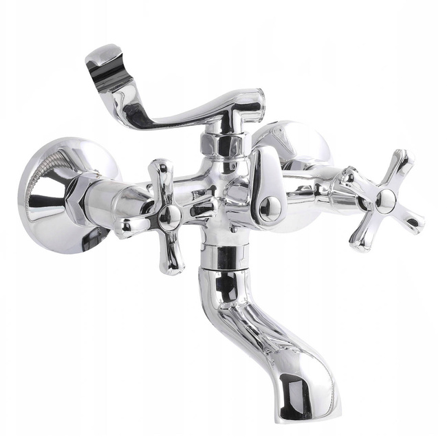 Bateria wannowa retro z szeroką wylewką 6020005C