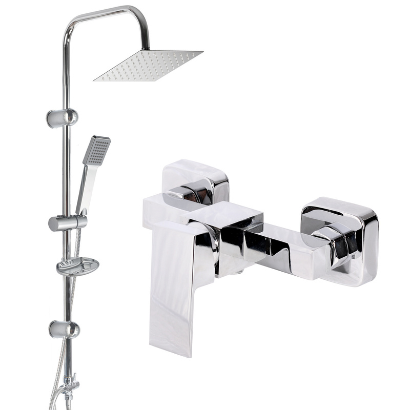 Bateria prysznicowa + deszczownica zestaw natryskowy