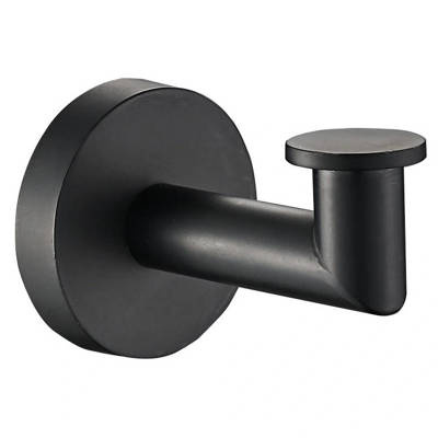 Wieszak haczyk czarny matowy na ręcznik