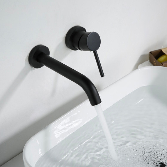 Bateria umywalkowa podtynkowa KAMARI czarna