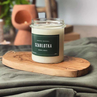 Świeca sojowa zapachowa SZARLOTKA 300ml