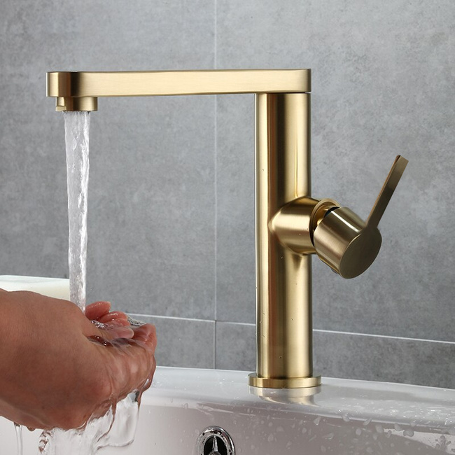 Bateria umywalkowa złota LAGUNA