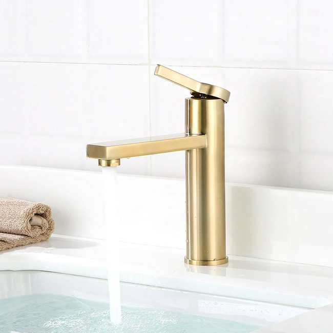 Bateria umywalkowa złota EOL