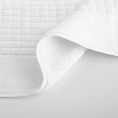 Dywanik łazienkowy bawełniany biały 50x70 PAULO