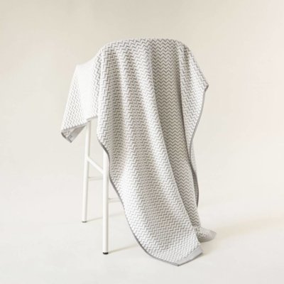 Ręcznik kąpielowy szary łazienkowy 70x140 500gsm LAHTI