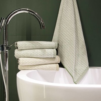 Ręcznik kąpielowy zielony łazienkowy 50x100 500gsm LAHTI