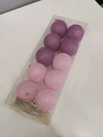 Cotton Balls różowo-fioletowe