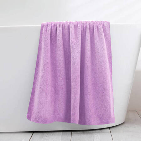 Ręcznik kąpielowy MIKRO fioletowy z mikrofibry 50x100 szybkoschnący
