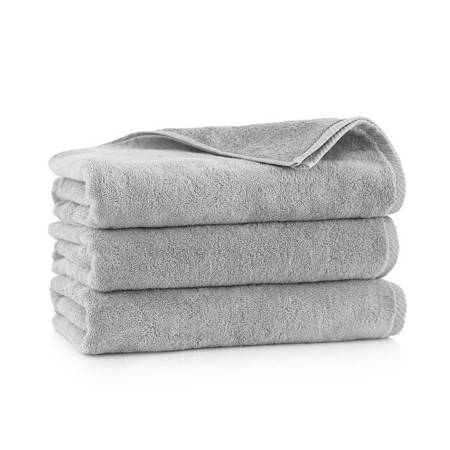 Ręcznik kąpielowy jasny szary łazienkowy 50x100 500gsm KIWI 2