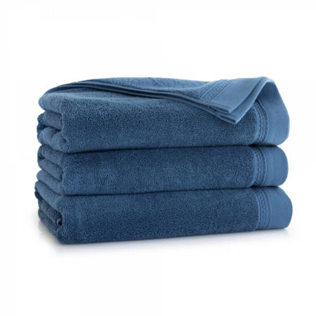Ręcznik kąpielowy niebieski antybakteryjny 50x90 450gsm BRYZA AB